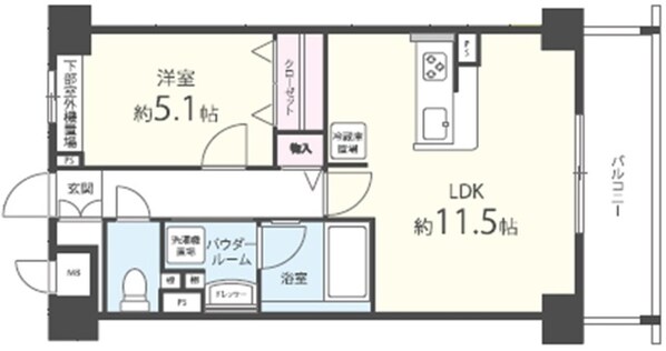 メゾン中沢の物件間取画像